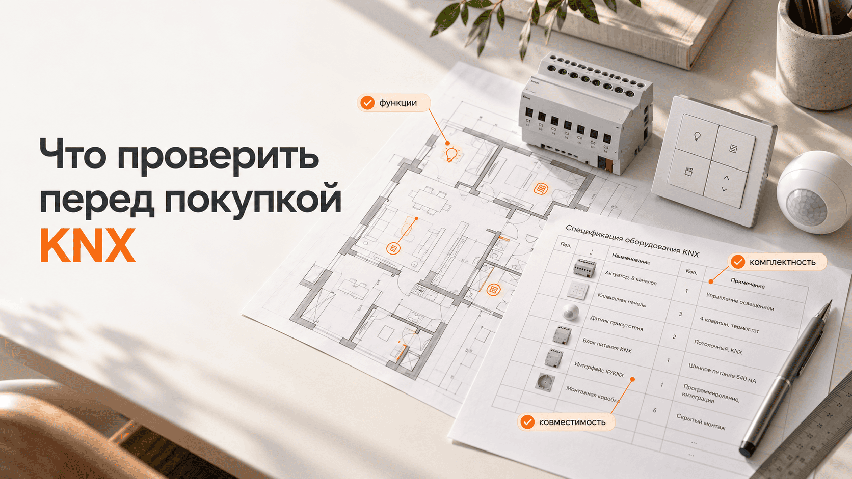 Что проверить перед покупкой KNX-оборудования