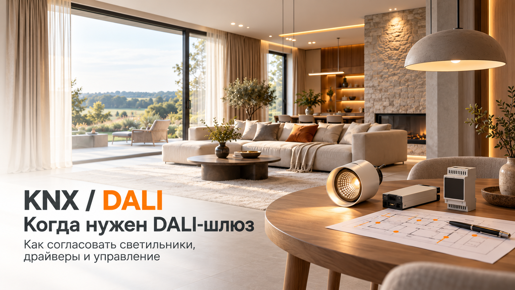 KNX и DALI — когда нужен DALI-шлюз